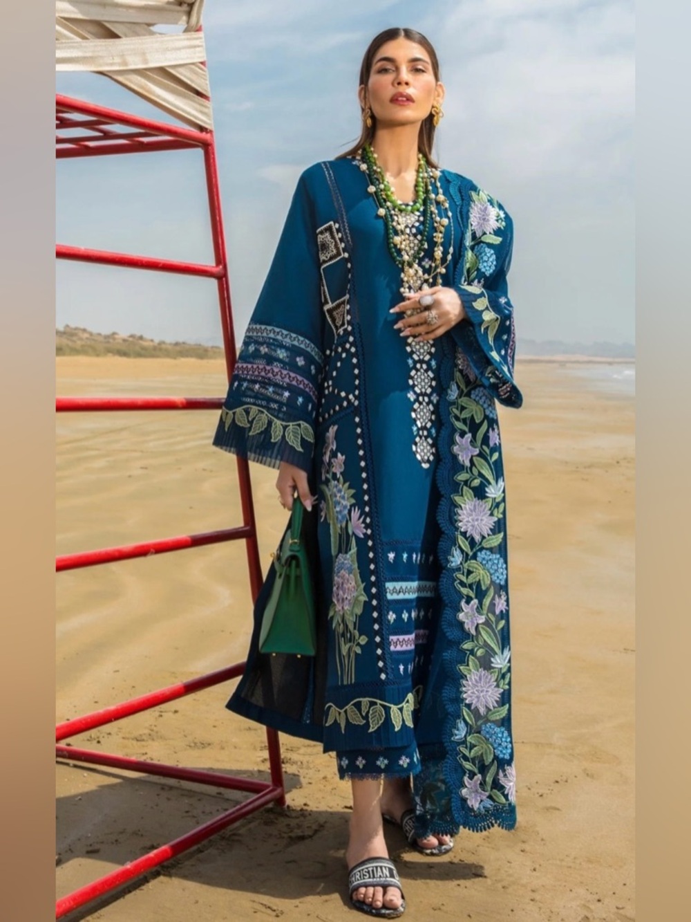 Crimson brand embroidery lawn dress Indian Pakistani designer suit